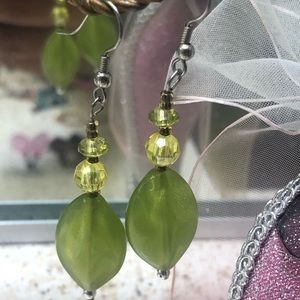 Handcrafted Green Earrings